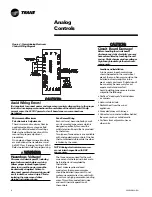 Preview for 8 page of Trane VariTrane Installation/ Owner Programming