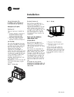 Preview for 6 page of Trane Voyager I TSD 060 Installation And Operation Manual