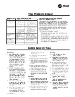 Preview for 5 page of Trane WEATHERTRON 22-5156-04-0804 Use And Care Manual