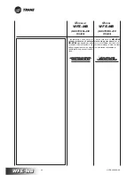 Preview for 86 page of Trane WFE 1 Technical Manual