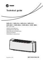 Trane WFS-IR 1 Technical Manual preview