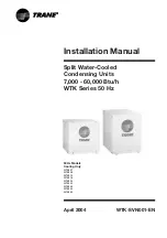 Preview for 1 page of Trane WTK530 Installation Manual