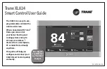 Preview for 1 page of Trane XL824 User Manual