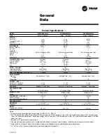 Предварительный просмотр 5 страницы Trane XR95 Performance Data Sheet