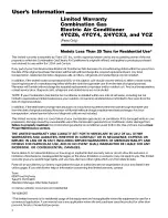 Preview for 6 page of Trane YC-UC-4 User'S Information Manual