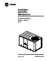 Trane YSC060 Installation Operation & Maintenance предпросмотр