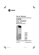 Предварительный просмотр 1 страницы Trane YUKON MCV 036 B1 Owner'S Manual