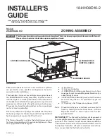 Trane ZSASSMAL012 Installer'S Manual preview