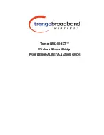 Trango brodband TrangoLINK-10-EXT Professional Installation Manual предпросмотр