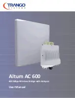 Trango Systems Altum AC 600 User Manual предпросмотр