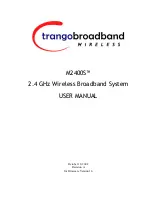 Trango Systems M2400S User Manual preview