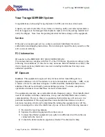 Preview for 6 page of Trango Systems SDR900H Installation And Operating Instructions Manual