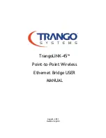 Preview for 1 page of Trango Systems TrangoLink-45 User Manual