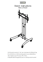 Tranquil Mount TMO-LFF6401 Instructions Manual preview