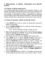 Preview for 5 page of Trans instruments Marine Salt Testa Operation Manual