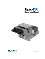 Предварительный просмотр 1 страницы TransAct epic430 Maintenance Manual