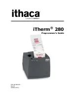 Предварительный просмотр 1 страницы TransAct Ithaca 280 Programmer'S Manual