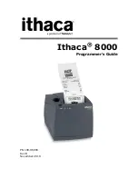 Preview for 1 page of TransAct Ithaca 8000 Programmer'S Manual