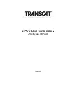 Transcat 24 VDC Operation Manual preview