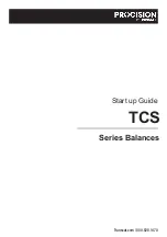 Transcat PROCISION TCS Series Startup Manual preview