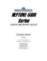 Transcell Technology NEPTUNE-5500 Series Operation Manual preview