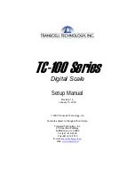 Transcell Technology TC-100 Series Setup Manual preview