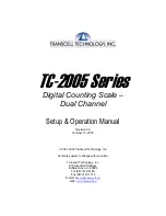 Transcell Technology TC-2005 Series Setup & Operation Manual preview