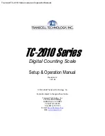 Preview for 1 page of Transcell Technology TC-2010 Series Setup & Operation Manual