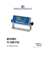 Preview for 1 page of Transcell Technology TI-500 FDI Series Installer Manual