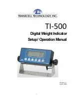 Предварительный просмотр 44 страницы Transcell Technology TI-500 Plus Setup & Operation Manual