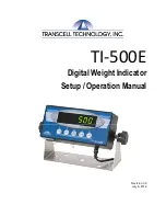 Предварительный просмотр 62 страницы Transcell Technology TI-500 Plus Setup & Operation Manual