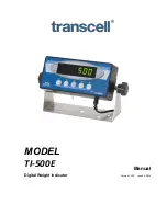 Transcell Technology TI-500E Manual preview