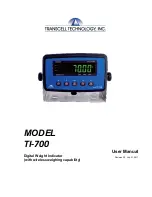 Transcell Technology TI-700 User Manual preview