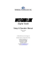 Transcell Technology WEIGHBLOK Setup & Operation preview