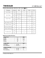 Preview for 3 page of Transcend 2.5" 40GB StoreJetTM TS40GSJ25 Specifications