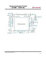 Preview for 3 page of Transcend CompactFlash 100I Specification Sheet