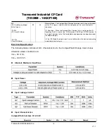 Preview for 13 page of Transcend CompactFlash 100I Specification Sheet