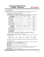 Preview for 49 page of Transcend CompactFlash 100I Specification Sheet