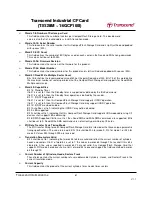 Preview for 61 page of Transcend CompactFlash 100I Specification Sheet