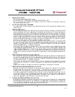 Preview for 62 page of Transcend CompactFlash 100I Specification Sheet