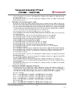 Preview for 64 page of Transcend CompactFlash 100I Specification Sheet