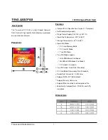 Preview for 1 page of Transcend CompactFlash TS1G-32GCF133 Datasheet