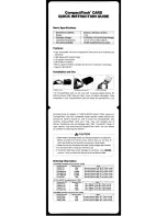 Preview for 3 page of Transcend CompactFlash Ultra Speed 133x Quick Instruction Manual