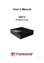 Transcend DMP10 User Manual preview