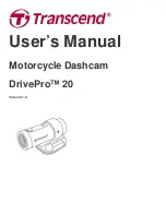 Transcend DrivePro 20 User Manual preview