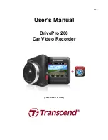 Предварительный просмотр 2 страницы Transcend DrivePro 200 User Manual