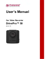 Transcend DrivePro 50 User Manual preview