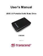 Transcend ESD200 User Manual preview