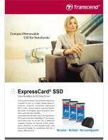 Transcend ExpressCard SSD TS8GSSD34E-M Brochure & Specs preview