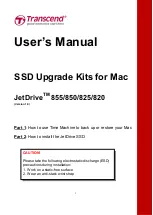 Transcend JetDrive 820 User Manual preview